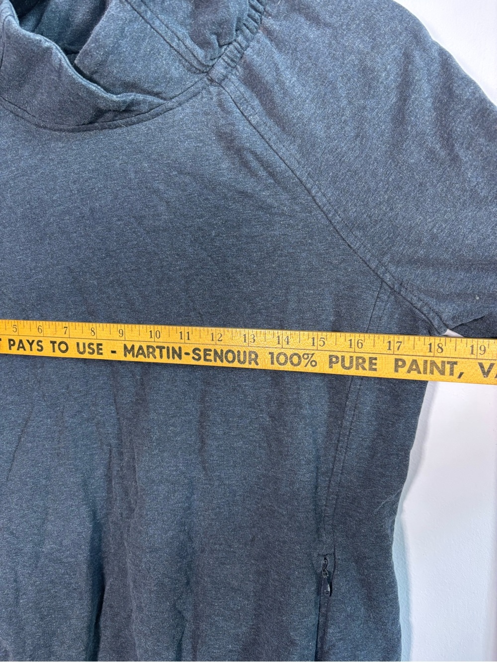 lululemon athletica After All Pullover Charcoal Cozy Funnel Neck Size 6 - Picture 5 of 7